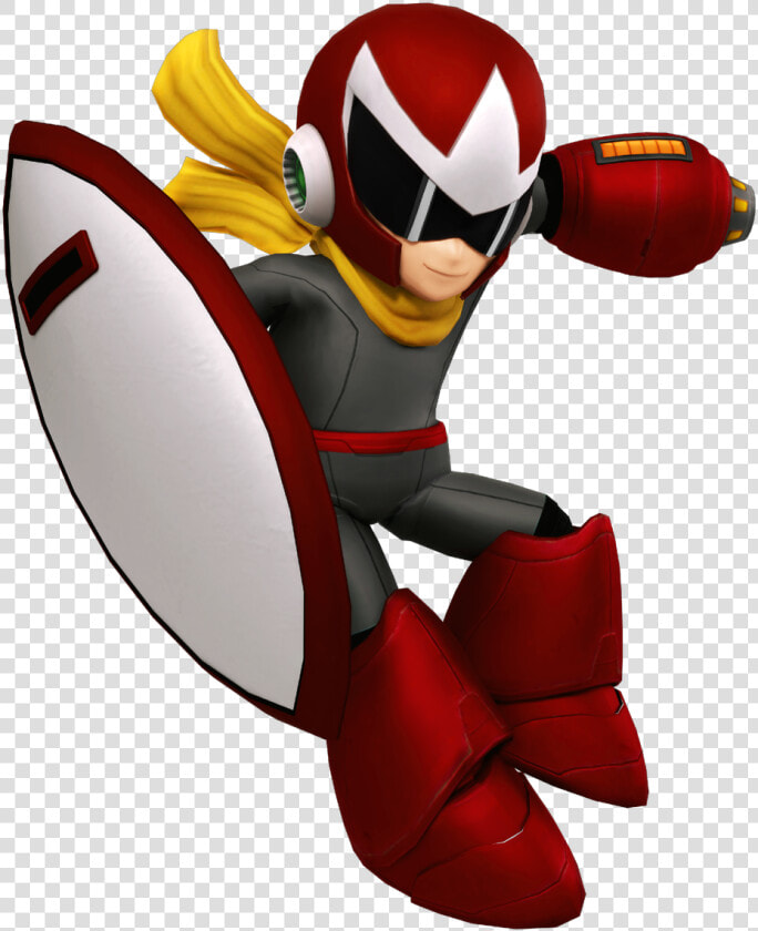 Starting The Year Off Right With A Proto Man Render   Cartoon  HD Png DownloadTransparent PNG