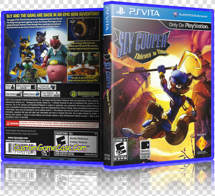 Sly Cooper Thieves In Time   Sly Cooper Thieves In Time Ps Vita  HD Png DownloadTransparent PNG