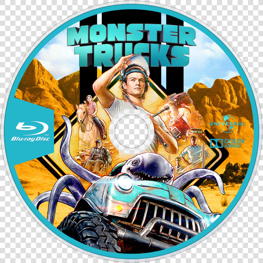 Monster Trucks Bluray Disc Image   Monster Trucks Movie Poster  HD Png DownloadTransparent PNG