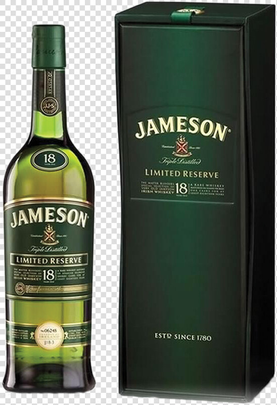 Jameson 18yr Irish Whiskey   Jameson Whiskey  HD Png DownloadTransparent PNG