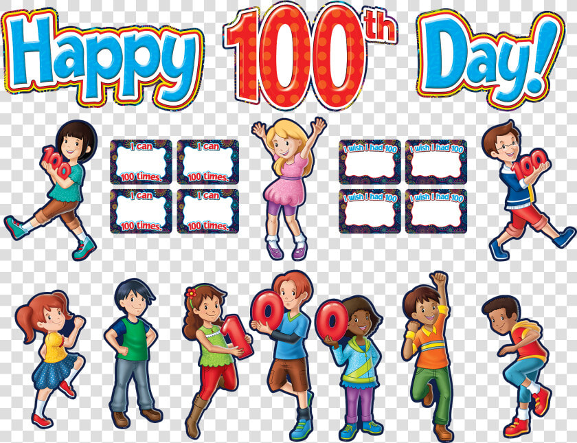 Fireworks Happy 100th Day Bulletin Board Display Set   Bulletin Board  HD Png DownloadTransparent PNG