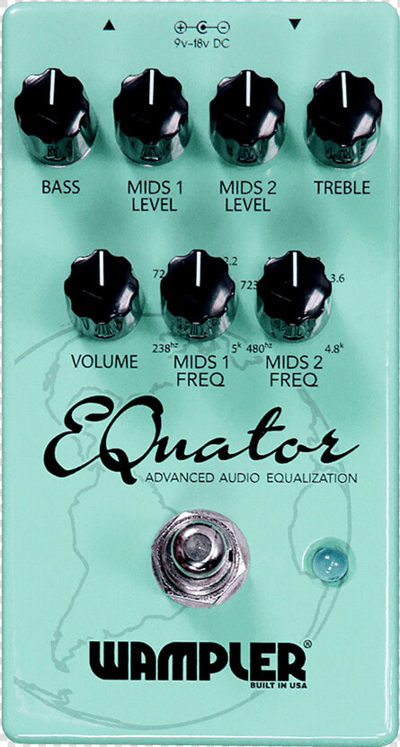 Wampler Equator Advanced Audio Equalizer Pedal   Wampler Equator  HD Png DownloadTransparent PNG