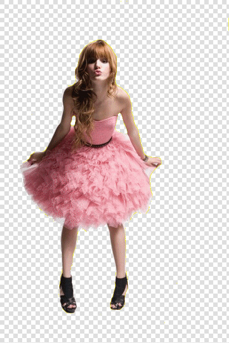 Bella Thorne Wearing Pink Dress  HD Png DownloadTransparent PNG