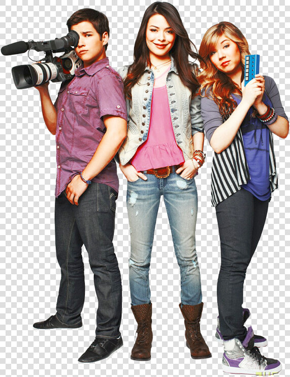 Icarly Carly Sam Freddie   Icarly Carly Sam And Freddie  HD Png DownloadTransparent PNG