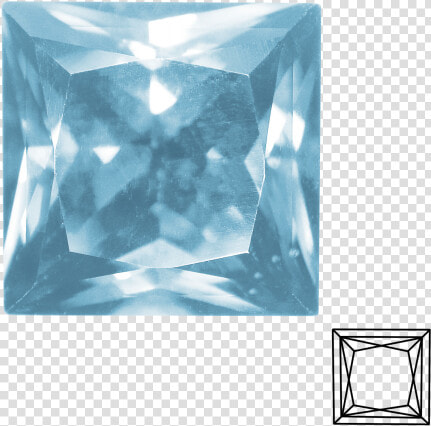 Aquamarine Ctverec   Diamond  HD Png DownloadTransparent PNG