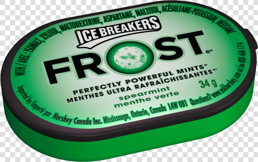 Ice Breakers Frost Spearmint  HD Png DownloadTransparent PNG