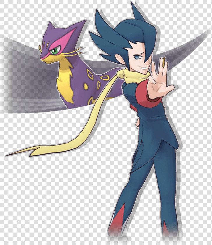 Grimsley  amp  Liepard   Pokemon Masters Christmas Siebold  HD Png DownloadTransparent PNG