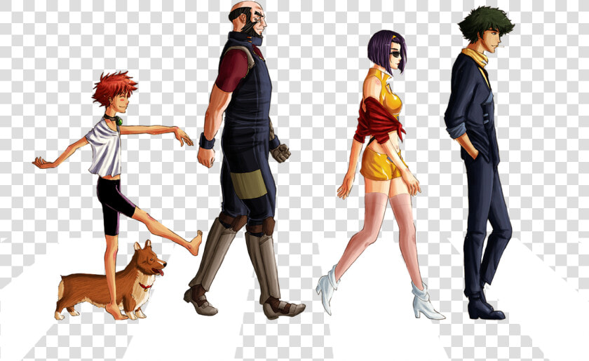 No Caption Provided   Spike Cowboy Bebop Walking  HD Png DownloadTransparent PNG