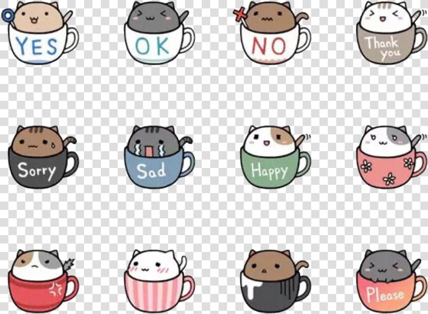 Cup Drawing Cat   Cat Drawing In A Mug  HD Png DownloadTransparent PNG