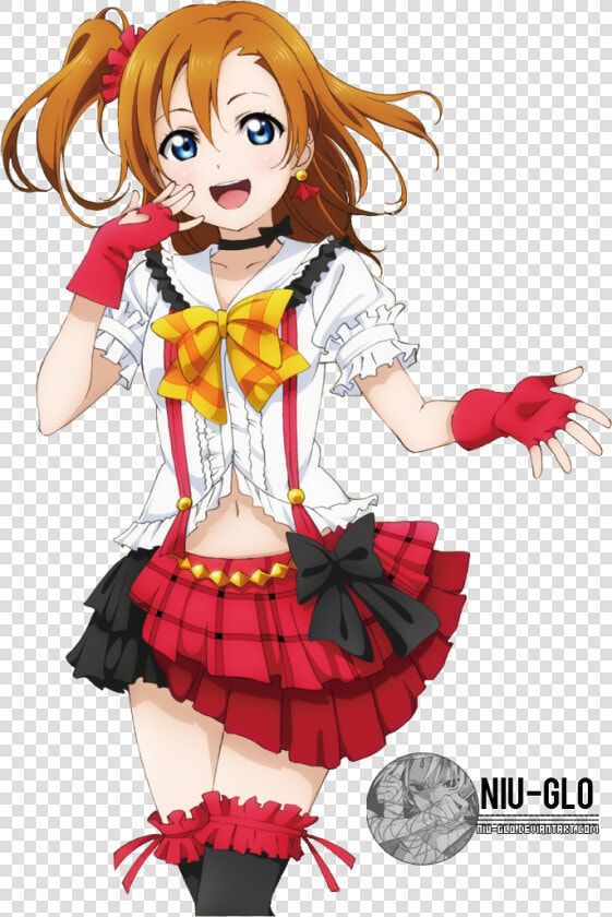 Render Deviantart Dancer Chinese Anime Png Render Png   School Idol Honoka Kousaka  Transparent PngTransparent PNG