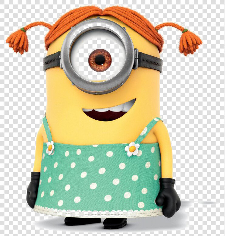 Single Minion Png High quality Image   Stuart Minion Girl  Transparent PngTransparent PNG