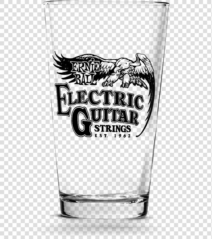 Vintage Logo Pint Glasses Front   Ernie Ball Glass  HD Png DownloadTransparent PNG