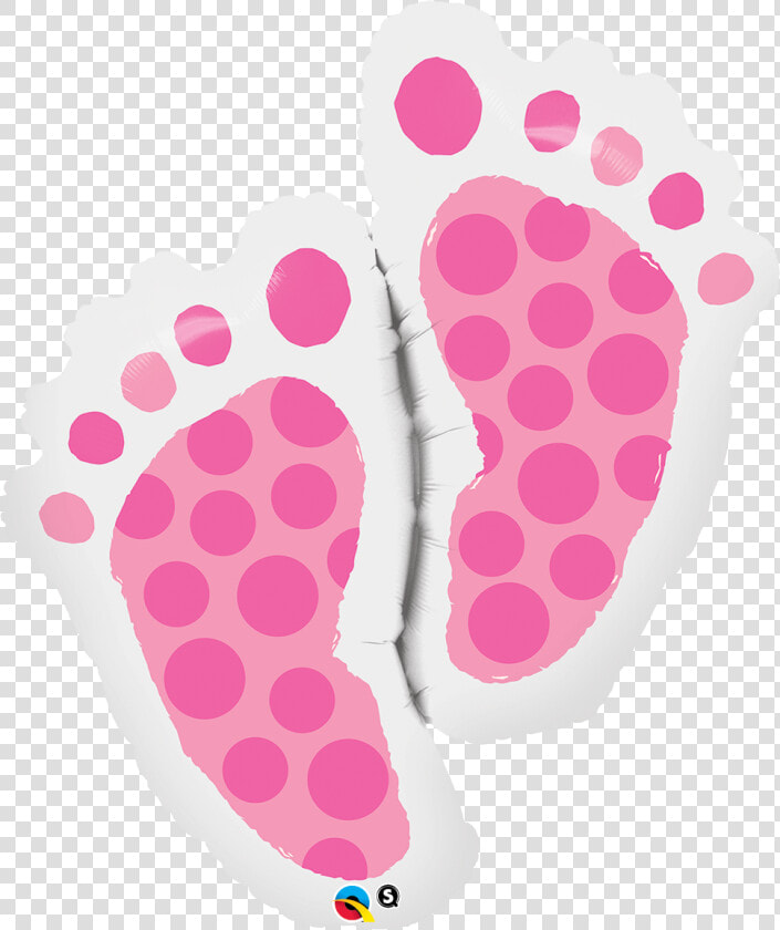 Pink Baby Footprint Png   Blue Foot Print Balloons  Transparent PngTransparent PNG