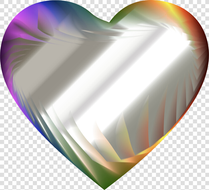 Colorful Refraction Heart 8 Clip Arts   Clip Art  HD Png DownloadTransparent PNG