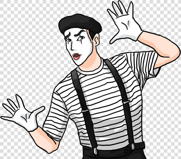 Submit A Mime A Guest Vidiot Vidiots   Mime Clipart  HD Png DownloadTransparent PNG