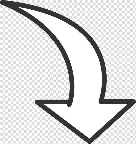 Rounded Arrow Clipart   Curved Arrow White  HD Png DownloadTransparent PNG