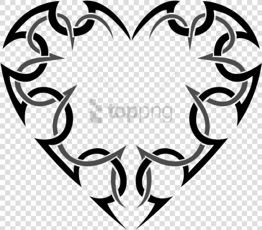 Free Png Tattoo Heart Png Image With Transparent Background   Tribal Heart Tattoos  Png DownloadTransparent PNG