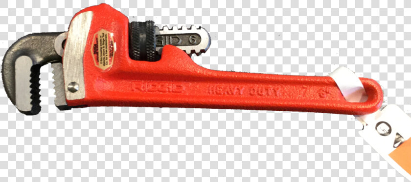 Ridgid 6 Straight Pipe Wrench  HD Png DownloadTransparent PNG