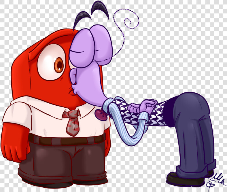 Down To Kiss   Inside Out Anger X Fear  HD Png DownloadTransparent PNG