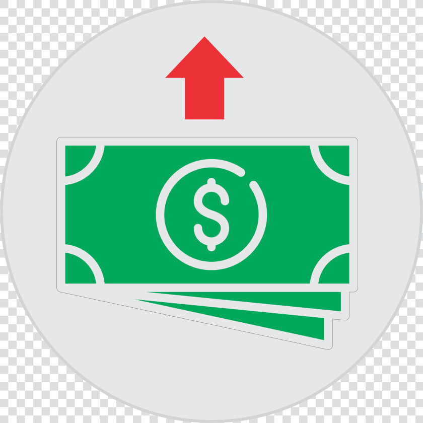 Como Enviar Dinheiro Moneygram   Dollars In Hand Icon  HD Png DownloadTransparent PNG