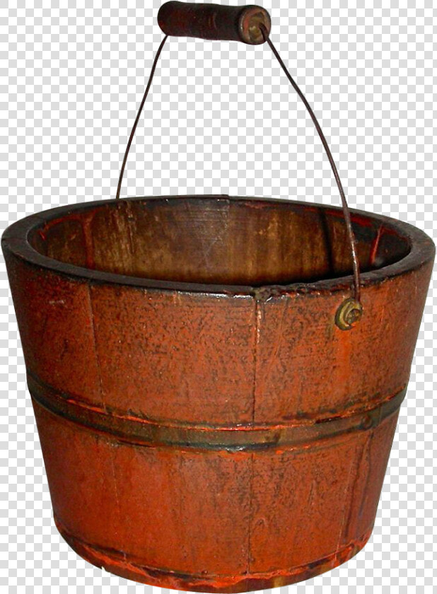 Clip Art Antique Well Bucket   Storage Basket  HD Png DownloadTransparent PNG