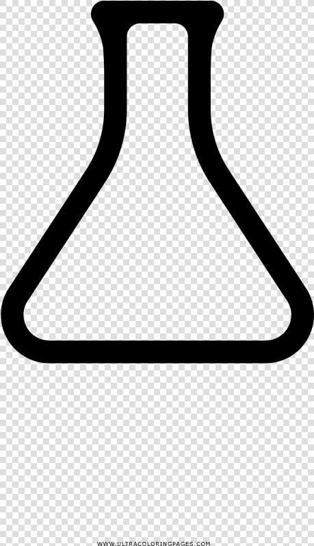 Erlenmeyer Flask Coloring Page  HD Png DownloadTransparent PNG