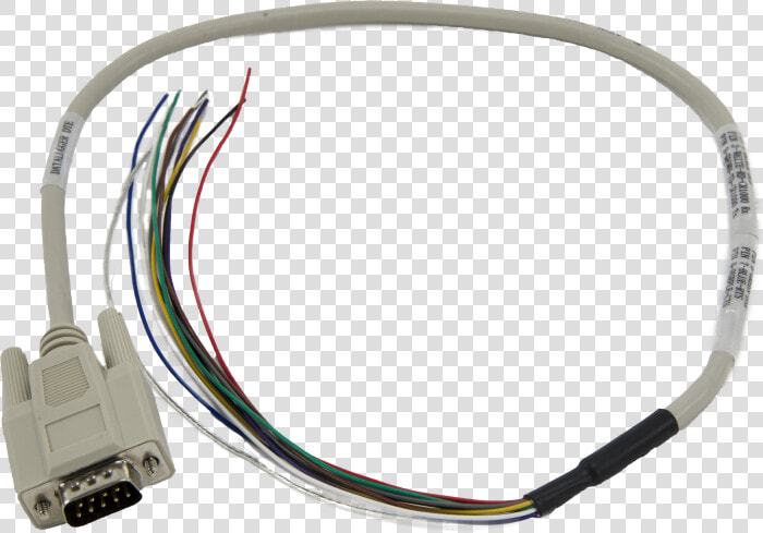 17855 Serial Cable  Db9 Male To Pigtail   Male Db9 Cable  HD Png DownloadTransparent PNG