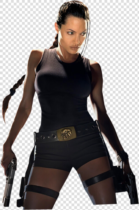 Angelina Jolie Png Image   Angelina Jolie As Lara Croft Costume  Transparent PngTransparent PNG