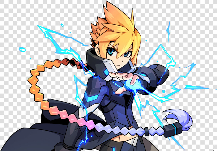 Azure Striker Gunvolt 2 Characters  HD Png DownloadTransparent PNG