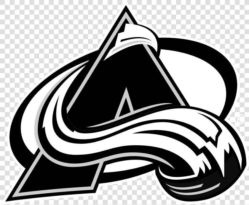 Colorado Avalanche Logo Black And White   Colorado Avalanche Nhl Logos  HD Png DownloadTransparent PNG