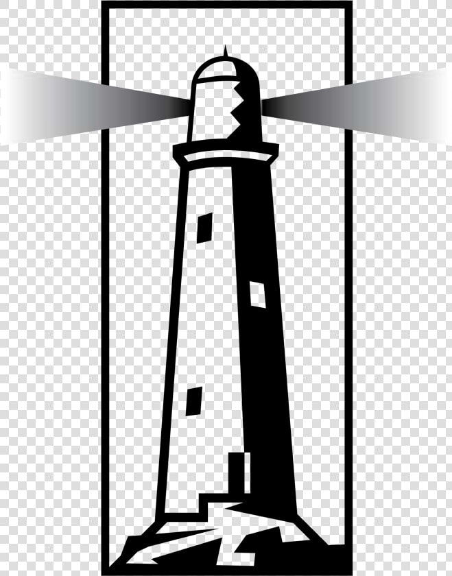 Vector Lighthouse Black And White Clipart   Png Download   Lighthouse Vector  Transparent PngTransparent PNG