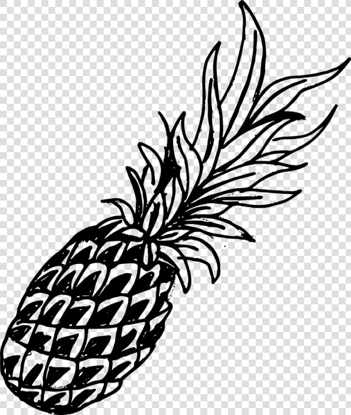 Pineapple Luau Clip Art Black And White  HD Png DownloadTransparent PNG