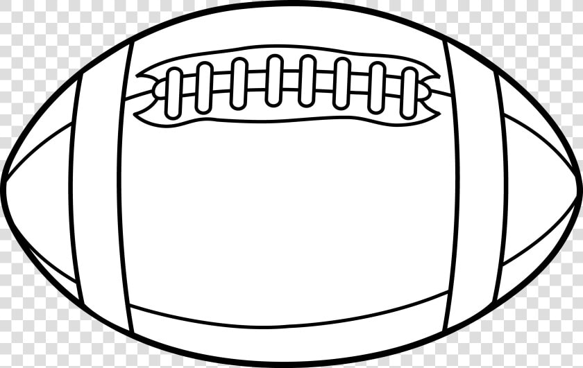 Sports Balls Clipart Black And White Panda Free Clipart   Balon De Futbol Americano Para Colorear  HD Png DownloadTransparent PNG