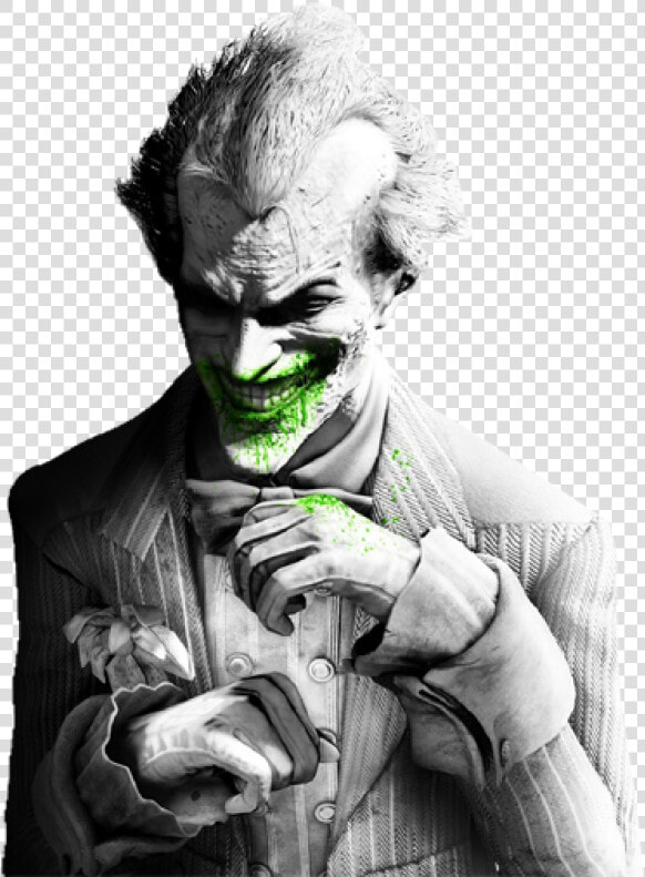 Joker Png Image   Joker Arkham City Poster  Transparent PngTransparent PNG