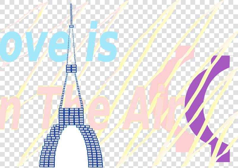 E card Love Is In The Air La Tour Eiffel Tower 30 Aug   Poster  HD Png DownloadTransparent PNG