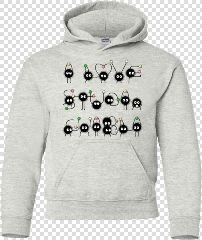 I Love Studio Ghibli Youth Hoodie   Design Studio Ghibli Shirt  HD Png DownloadTransparent PNG