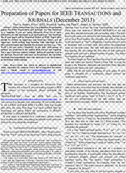 Ieee Paper  HD Png DownloadTransparent PNG