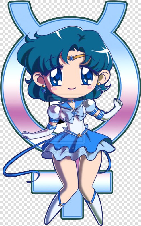 Eternal Sailor Mercury Sailor Mercury Pinterest Sailor   Sailor Mercury Chibi Png  Transparent PngTransparent PNG