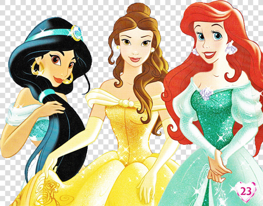 Taller De Cliparts   Disney Princess Jasmine Belle Ariel  HD Png DownloadTransparent PNG