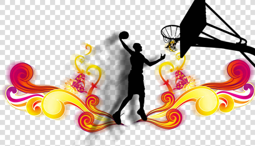 Basketball Trivia Slam Dunk Basket Dunk   Silhouette Transparent Background Slam Dunk Basketball  HD Png DownloadTransparent PNG