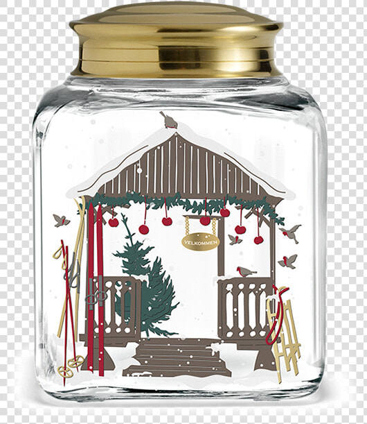 Holmegaard Christmas Biscuit Jar 2019 Multi H16 5 Holmegaard   Holmegaard Jul  HD Png DownloadTransparent PNG