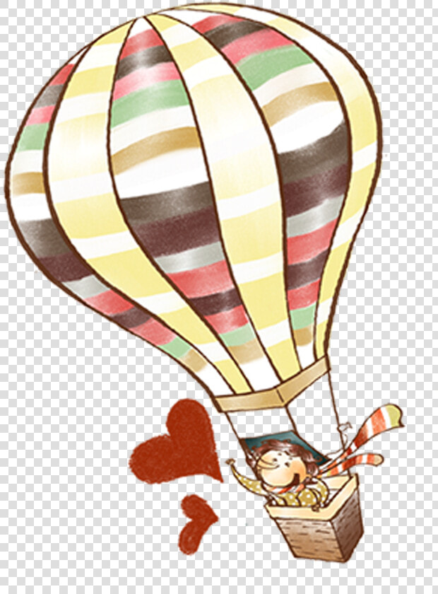 Hot Air Balloon Element   Drawing Hot Air Balloons  HD Png DownloadTransparent PNG