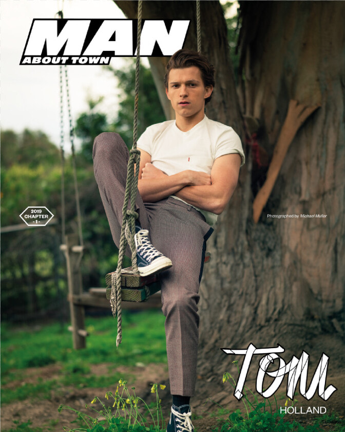 Tom Holland Covers Man About Town   Man About Town Tom Holland  HD Png DownloadTransparent PNG