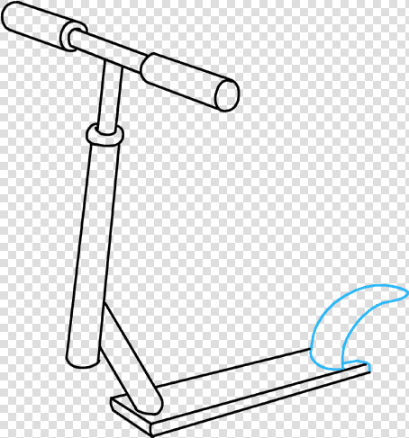 How To Draw Scooter   Easy Drawings Of Scooters  HD Png DownloadTransparent PNG