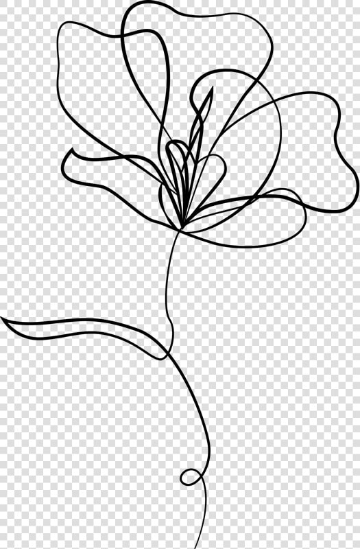 Transparent Flores Dibujo Png   Dibujos De Flores Minimalistas  Png DownloadTransparent PNG