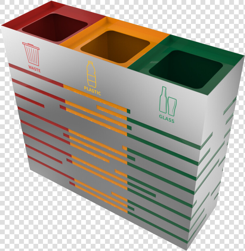 Strainless Steel Trash Bins For Selective Waste Collection   Box  HD Png DownloadTransparent PNG