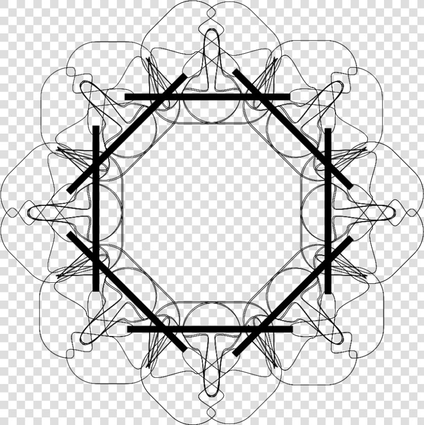 Geometric Motif 3 Outline Svg Clip Arts   Rub El Hizb  HD Png DownloadTransparent PNG