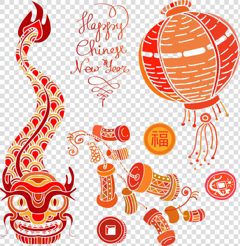 Chinese New Year Firecracker Chinese Zodiac   Chinese Fire Cracker Graphics  HD Png DownloadTransparent PNG