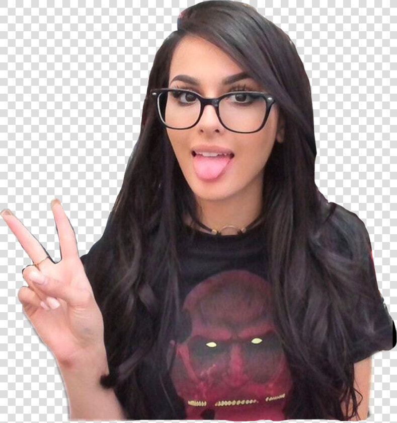  peace  sssniperwolf  freetoedit   Azzyland And Sssniperwolf Collab  HD Png DownloadTransparent PNG