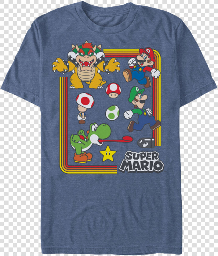 Characters Super Mario Bros   Super Mario Shirt  HD Png DownloadTransparent PNG